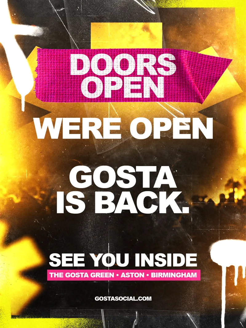 GOSTA SOCIAL - EVERY MONDAY