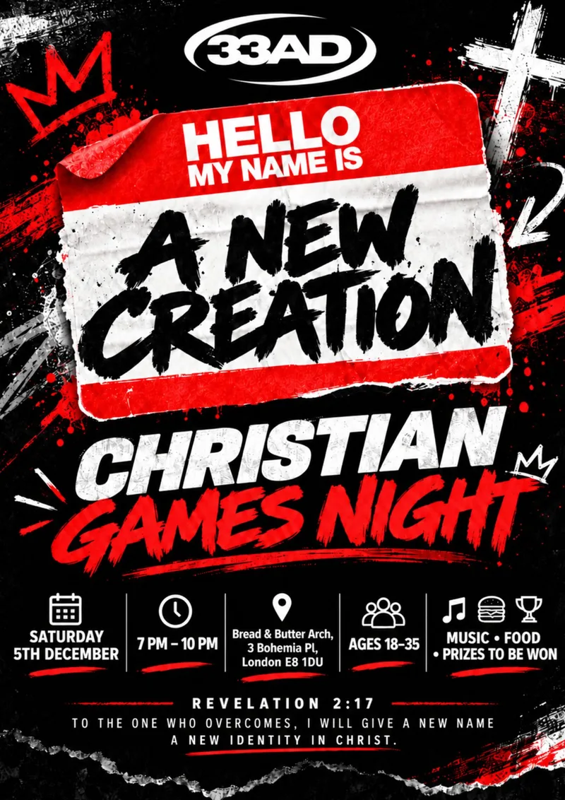 33AD Presents: A New Creation | Christian Games Night