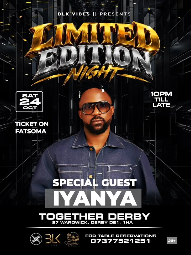 IYANYA LIVE IN DERBY