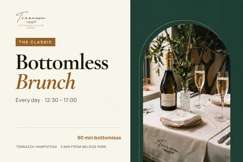 Bottomless Brunch at Terrazza Rooftop Hampstead