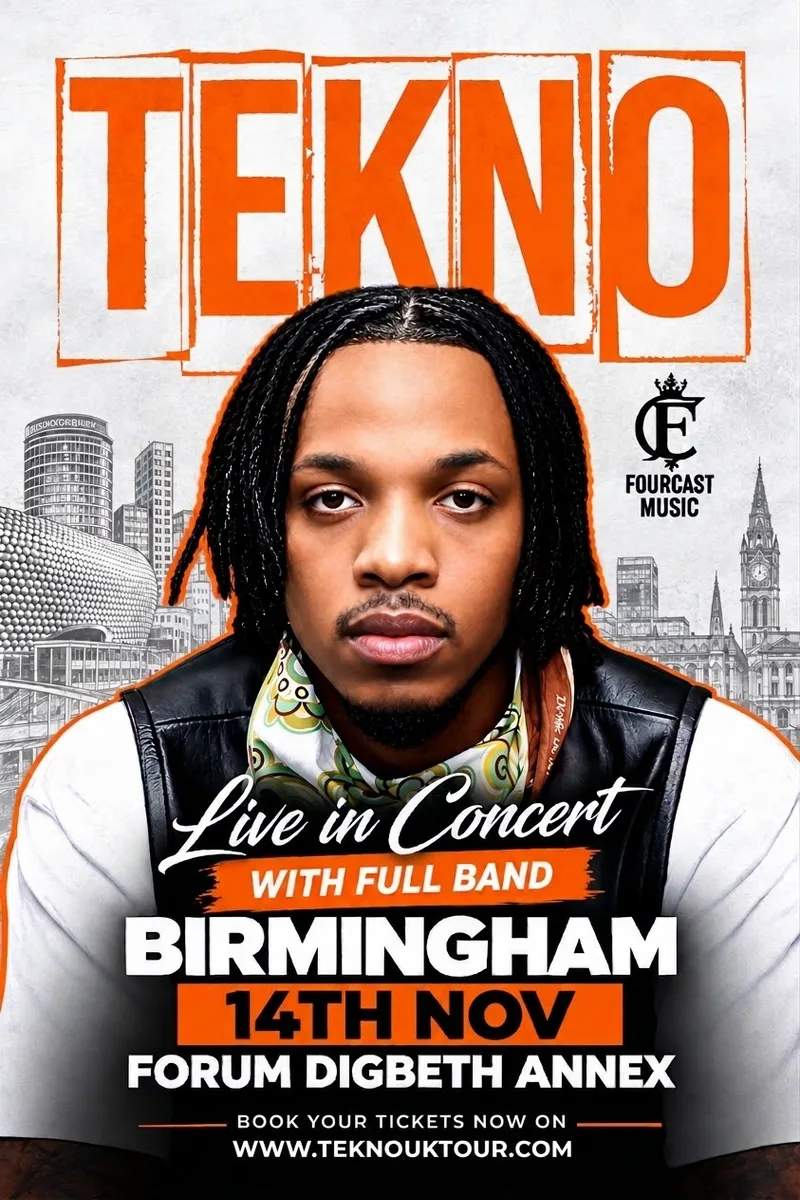 TEKNO LIVE IN CONCERT BIRMINGHAM π¬π§π₯