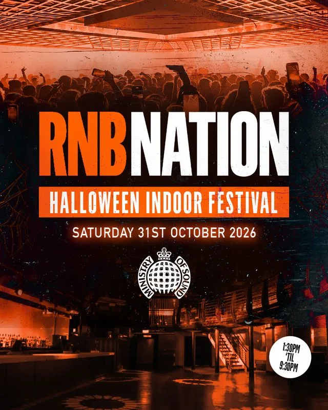 RNB NATION – HALLOWEEN INDOOR FESTIVAL 2026 🎃🔥