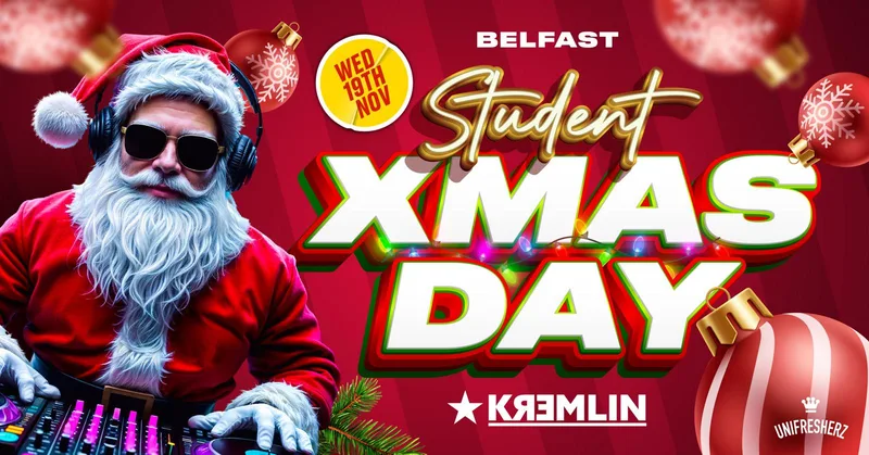 Belfast student Christmas Day 2026