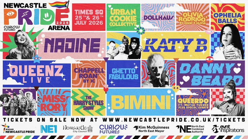 Newcastle Pride Arena 2026 🌈 Times Square, Newcastle