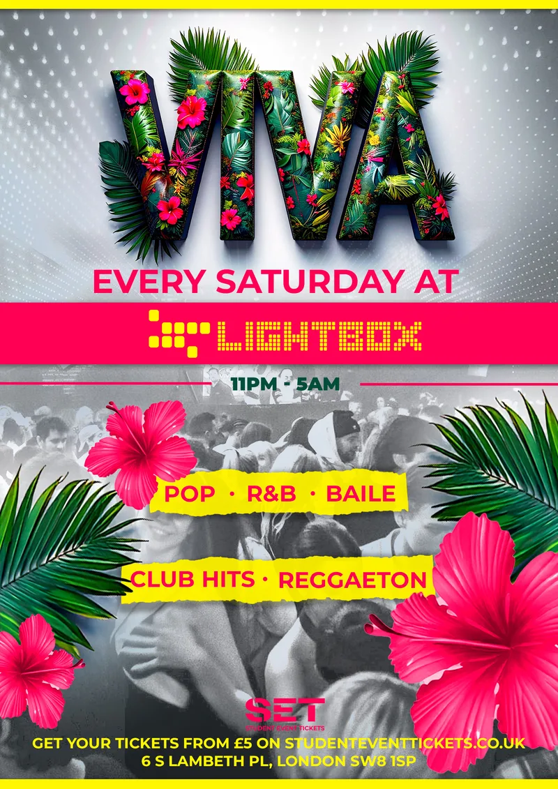 VIVA REGGAETON @ LIGHTBOX SATURDAY 29TH AUGUST