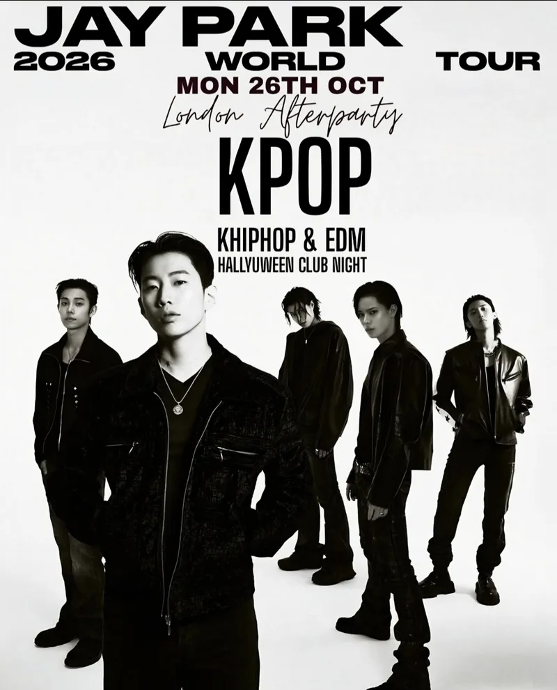 JAY PARK LONDON AFTERPARTY: Hallyuween | KClub Nights x KFridays | KPop KHipHop EDM | Tickets from £5 | 26/10/26