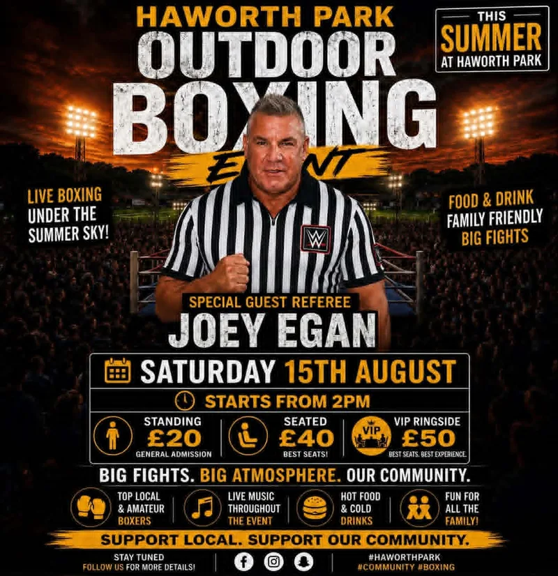 Haworth Park Outdoor Boxing 15th August