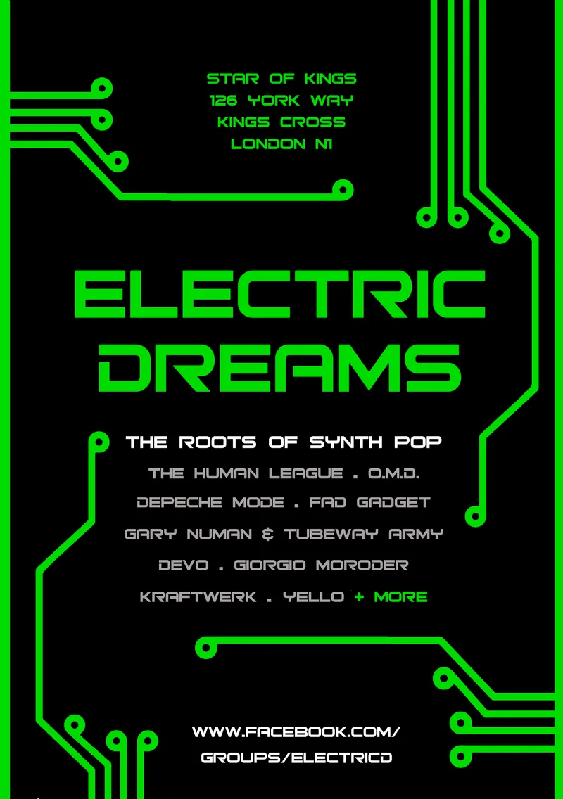 ELECTRIC DREAMS 80s club @ The Star of Kings