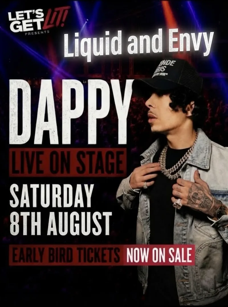 DAPPY PERFORMING LIVE ON STAGE!