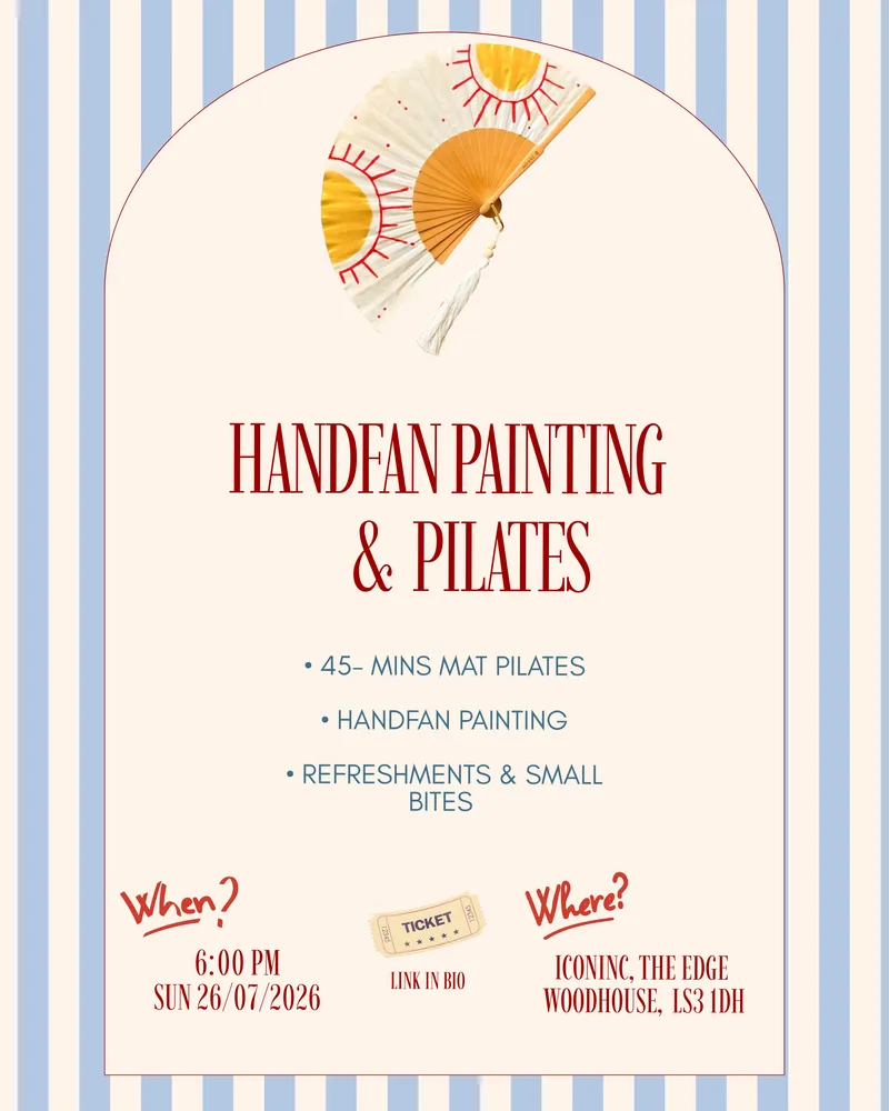 Handfan painting & Pilates