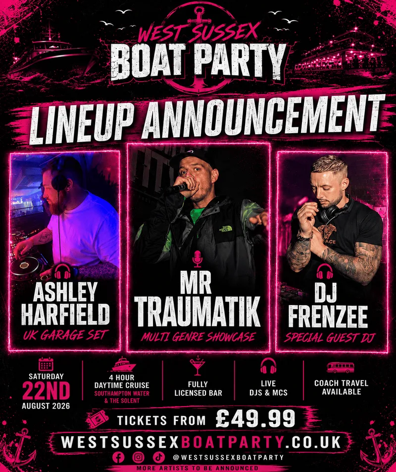Southampton boat party 🎉 ⛴️