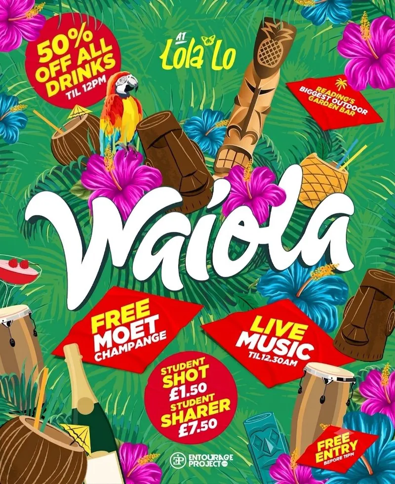 WAIOLA🌴 READING FESTIVAL AFTERPARTY 🍹