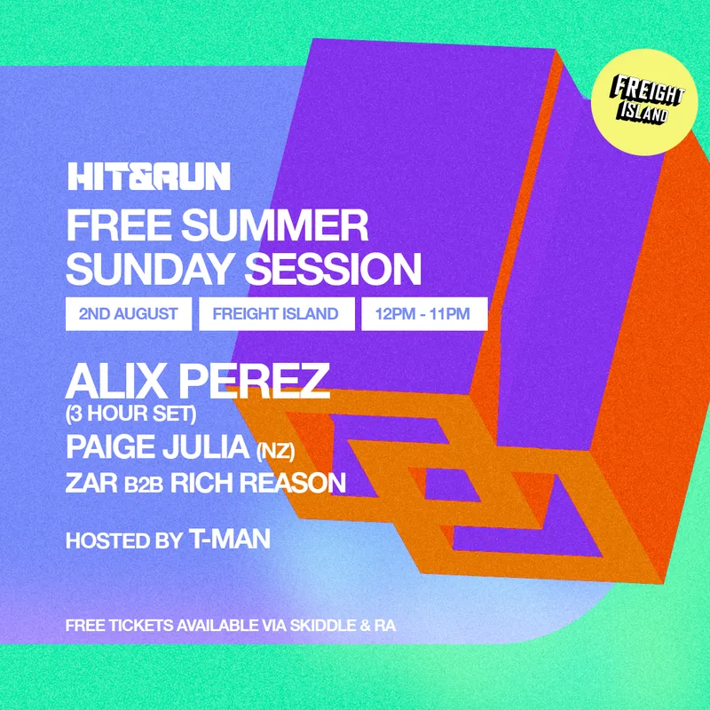 HIT & RUN presents: ALIX PEREZ - FREE Summer day party