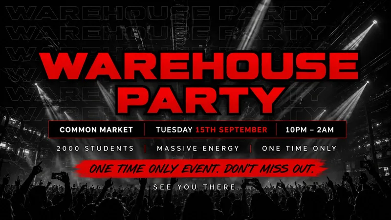 WAREHOUSE PARTY
