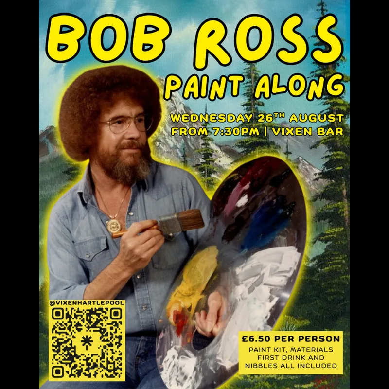 Bob Ross Paint-Along