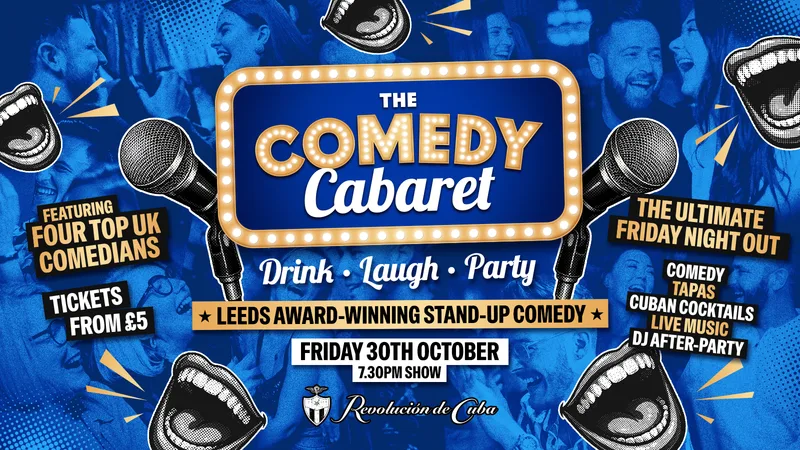 LEEDS COMEDY CLUB - 7:30pm Show 🎭