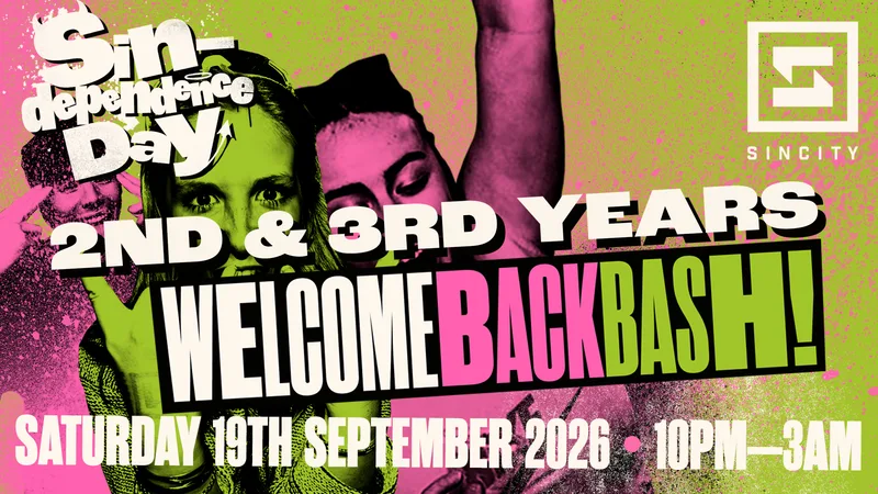 Welcome Back Bash – 2nd & 3rd Years