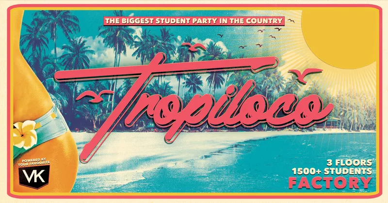 🌴🪩 TROPILOCO LEEDS 🪩🌴 £3.50 DOUBLE VOKDA PRE 12:30 & 3 ROOMS OF MUSIC // EVERY FRIDAY @ HOME 💕