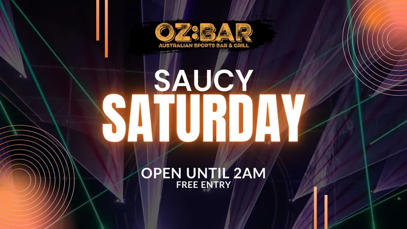SAUCY Saturday | OZ:BAR | 26.09.26