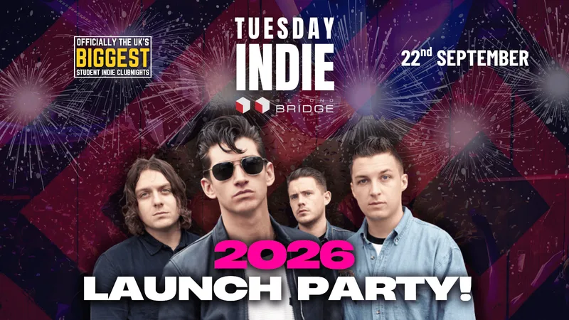 Tuesday Indie 2026 LAUNCH PARTY at Second Bridge - 22nd September