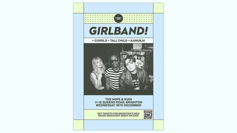 HH Presents: GIRLBAND! + Currls + tall child + Kanukai