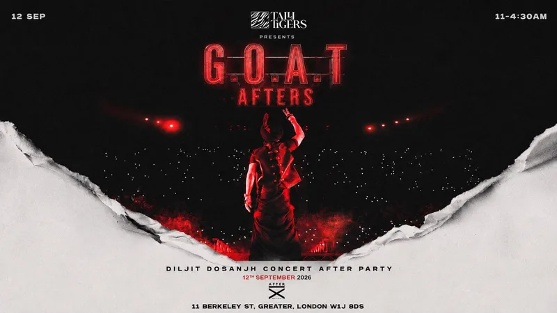 LONDON OFFICIAL DILJIT DOSANJH CONCERT AFTERPARTY