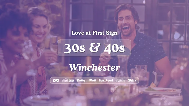 30s & 40s Singles Night at Stable Winchester | Love at First Sign