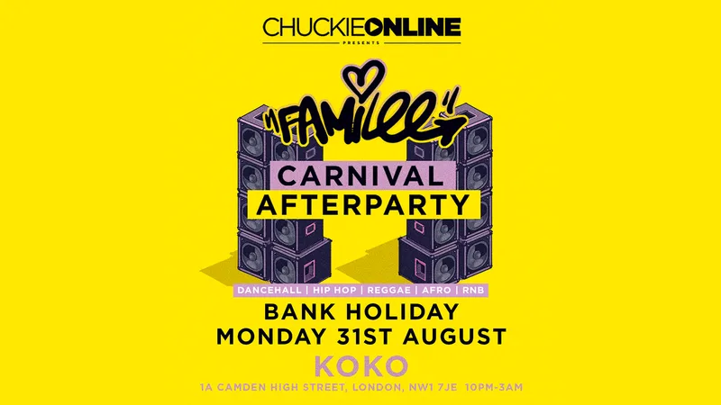 Chuckie Online presents: FAMILEE The OFFICIAL Carnival After Party