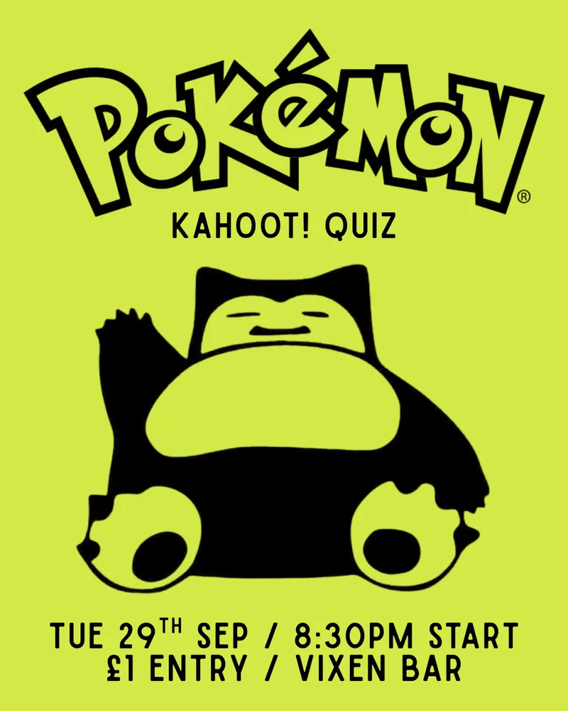 Pokemon Kahoot! Quiz