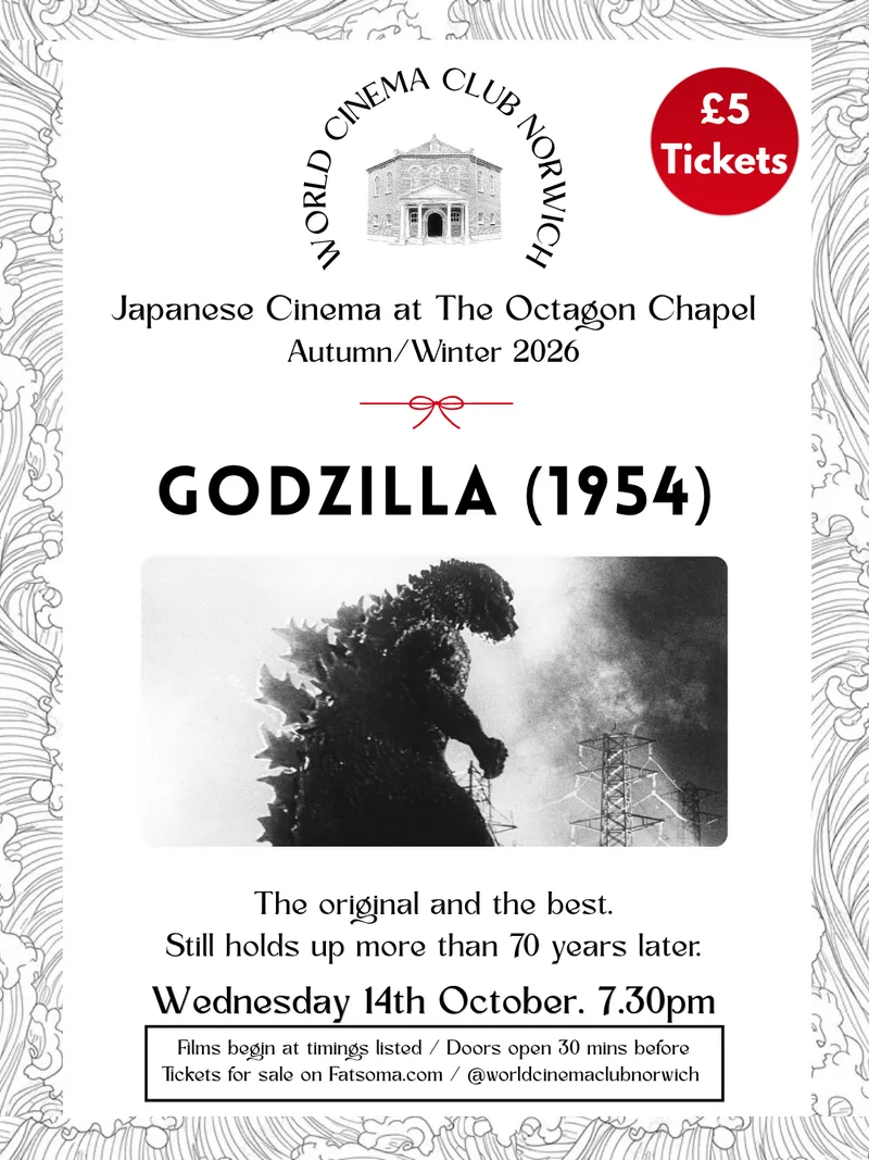 World Cinema Club Norwich Presents Godzilla