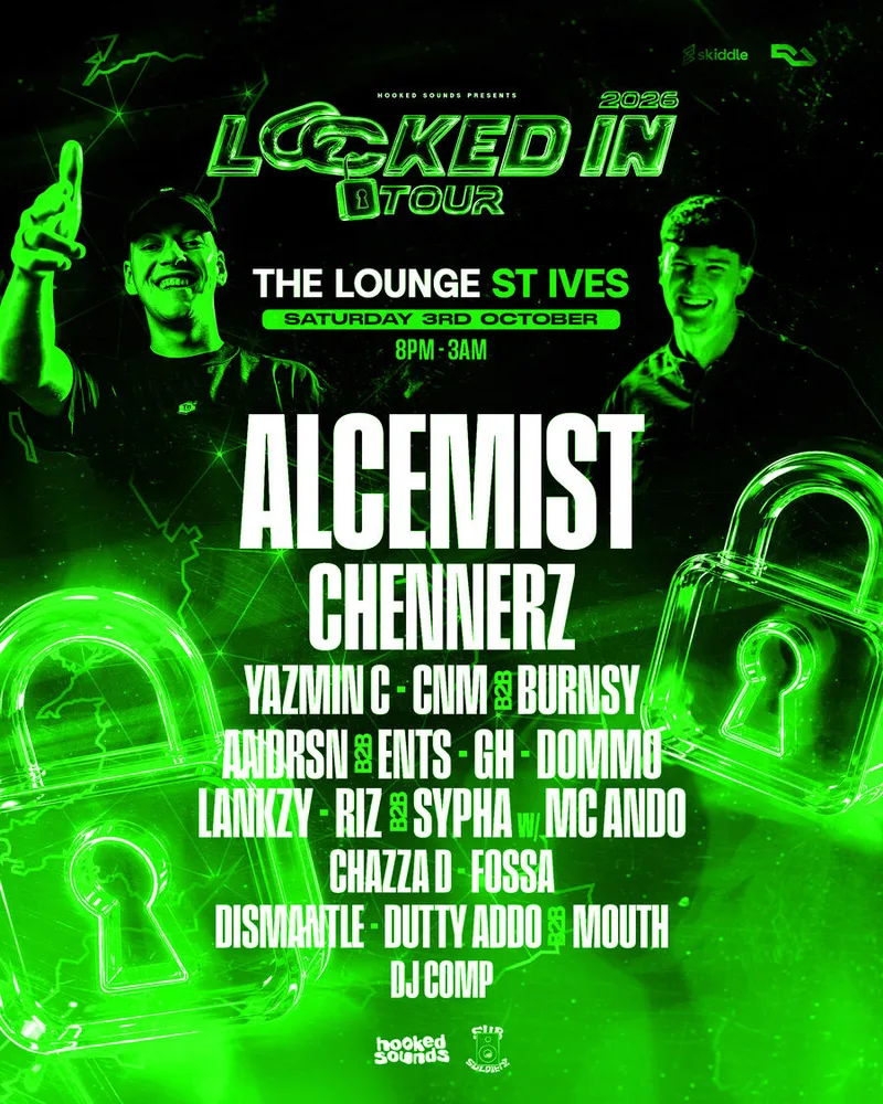 Locked In Tour w/ Alcemist, Chennerz + More (DNB) (TICKETS £9)