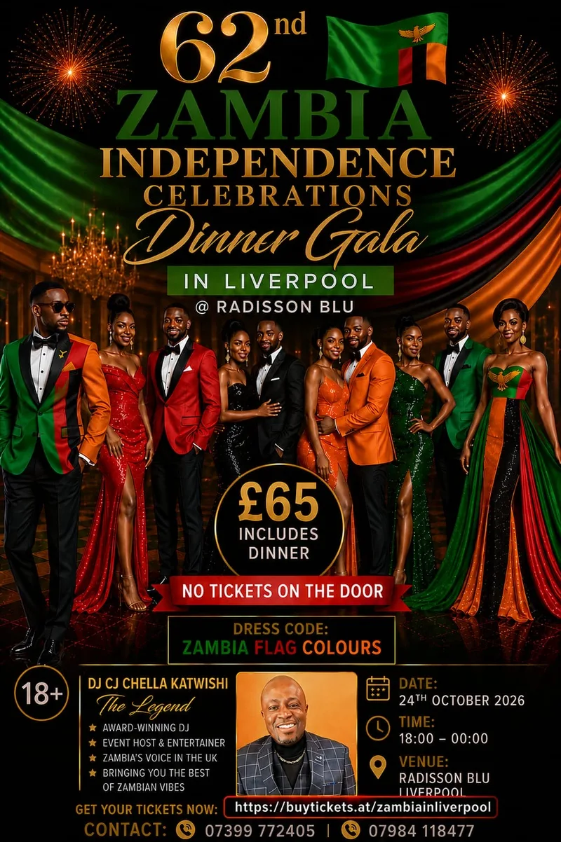Zambia 62nd Independence Dinner Gala