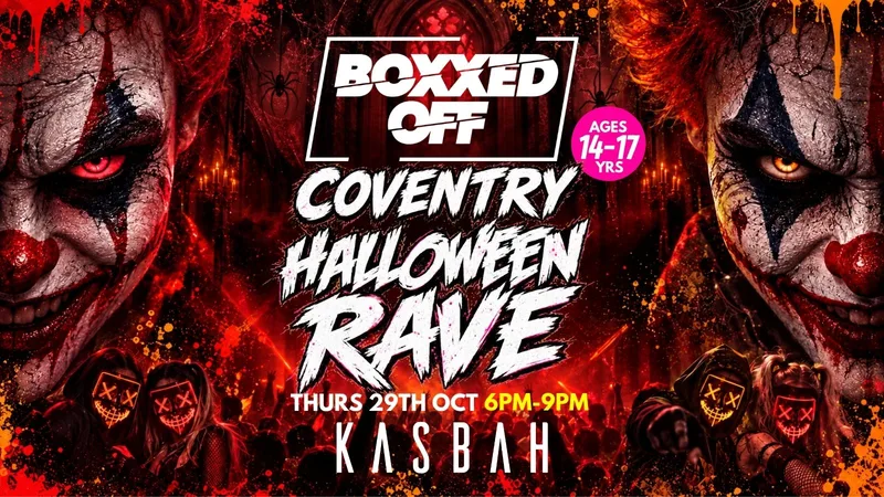 BOXXED OFF COVENTRY HALLOWEEN RAVE 👻🎃💀