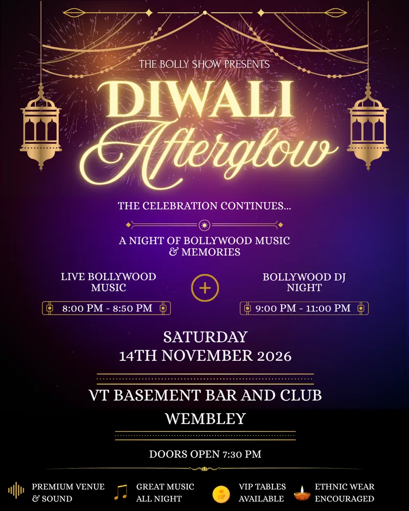 Diwali Afterglow - A Bollywood Party ✨