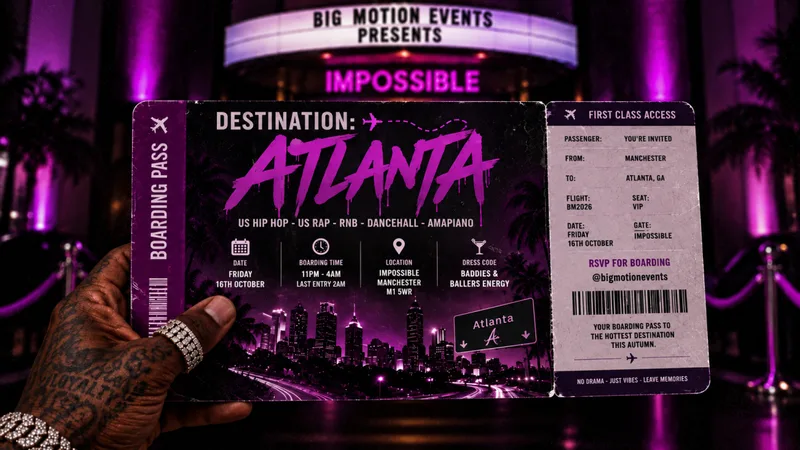 DESTINATION: ATLANTA ✈️🍾