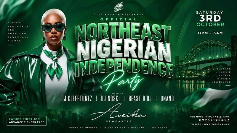 GIDI AFFAIR PRESENTS | OFFICIAL NORTHEAST NIGERIAN INDEPENDENCE PARTY