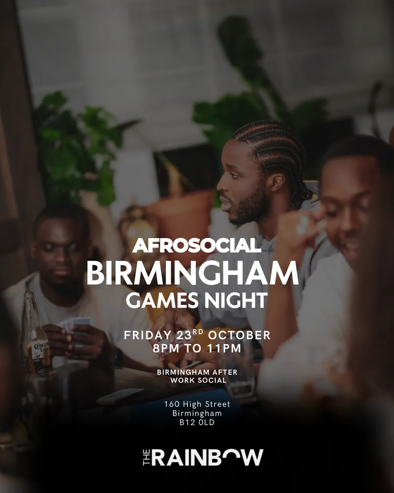 AFROSOCIAL Birmingham - Games Night