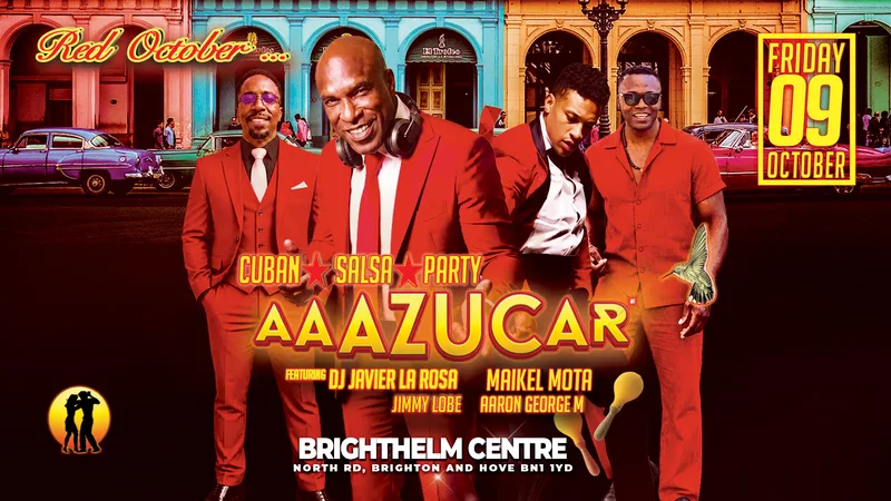 AAAZUCAR ⭐️ RED OCTOBER ⭐️ CUBAN SALSA PARTY