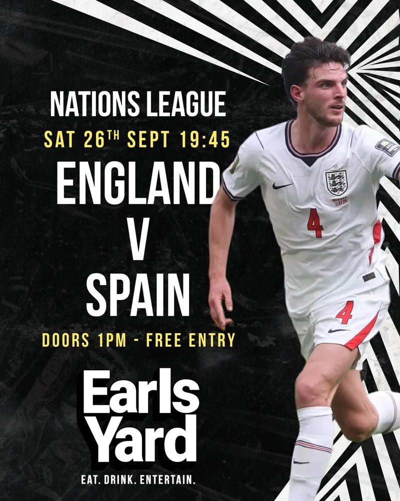 NATIONS LEAGUE @ EARLS YARD England VS Spain