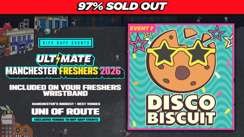 DAY 5: RIFF RAFF ULTIMATE MMU FRESHERS : DISCO BISCUIT 🍪 🪩 @ AMBER'S