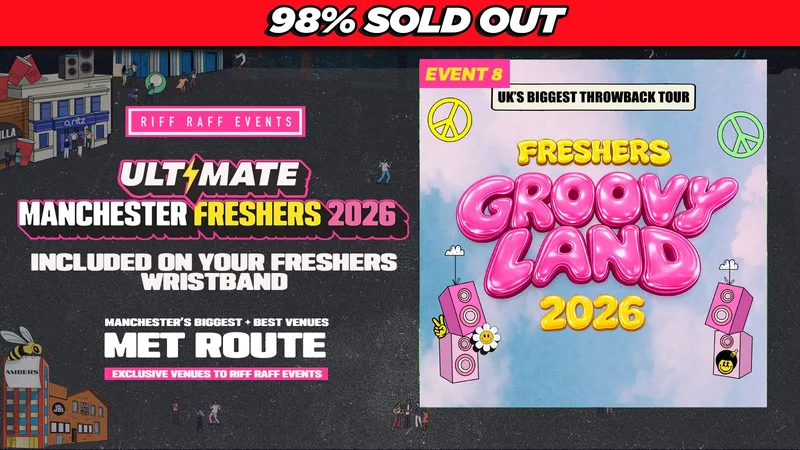 DAY 4: RIFF RAFF ULTIMATE MMU FRESHERS : GROOV YLAND 🪩 @ GORILLA