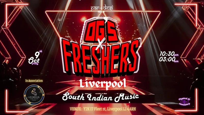 🎧🔥 OG’s × FRESHERS - LIVERPOOL 🔥🎧