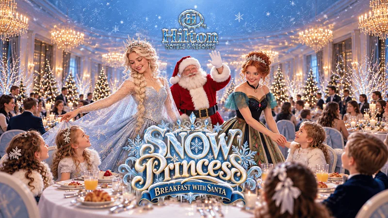 Snow Princess Breakfast with Santa · Hilton Liverpool · Saturday 12 December
