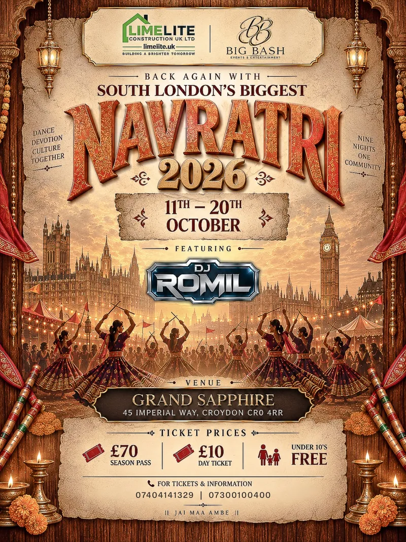 SOUTH LONDON Navratri 2026