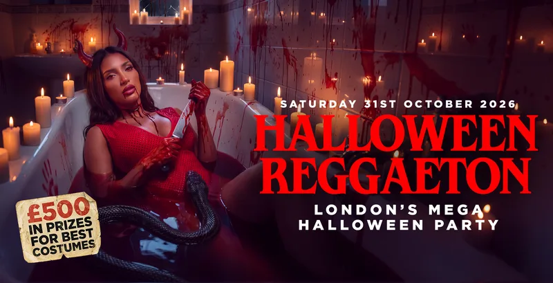 HALLOWEEN REGGAETON PARTY @ PARADISE CLUB -SATURDAY 31ST OCTOBER 2026