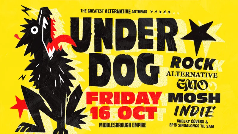 Underdog Alt, Mosh & Emo Night - Middlesbrough