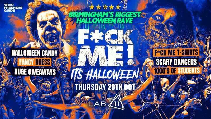 F*CK ME It's Halloween | Haunted Warehouse Rave | LAB11 Birmingham