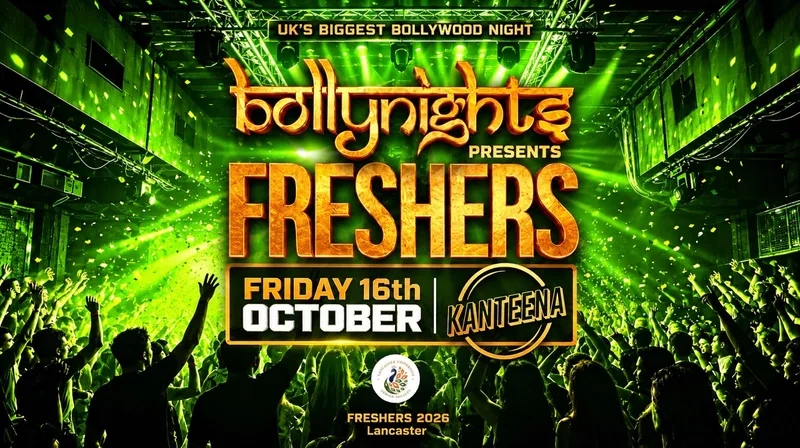 Lancaster Bollynights – Welcome Night | 16th October @ KANTEENA