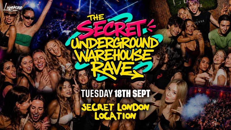 THE SECRET UNDERGROUND WAREHOUSE RAVE 👀 - LONDON FRESHERS WEEK 2026