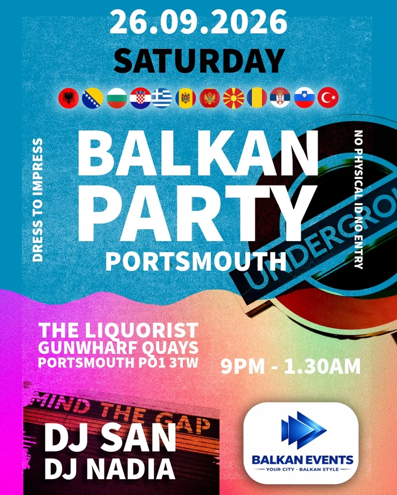 BALKAN Party PORTSMOUTH - Season Kick Off !